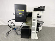 Back picture for Olympus BX60 F5 Microscope w Mercury Lamp U-ULS100 HG and U-LH100