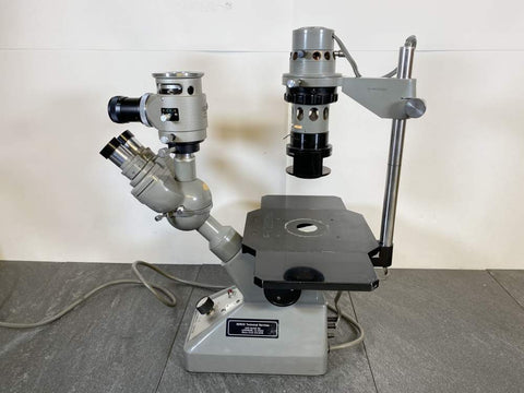 Side picture of the Olympus Tokyo CK Binocular Inverted Microscope