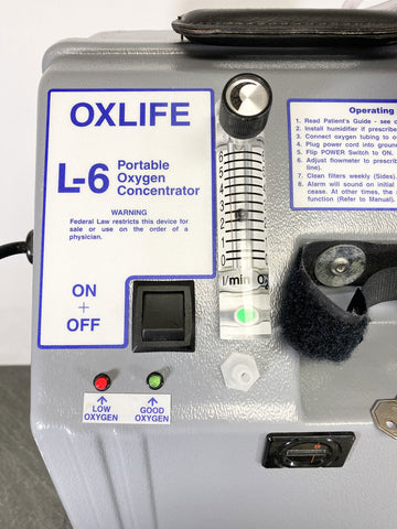 Front picture for OxLife L-6 OCI Portable Oxygen Concentrator