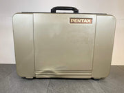 Picture of the case for Pentax EB-1970TK Therapeutic Bronchoscope Endoscopy Endoscope that shows a dent on the bottom of the case