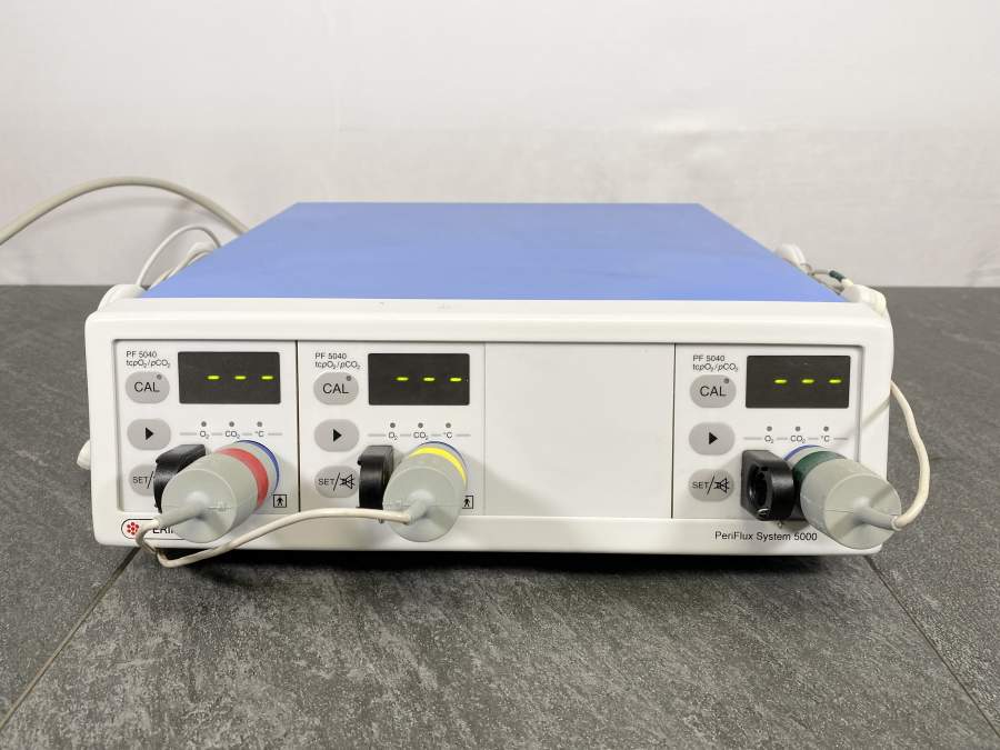 Front picture for Perimed Periflux System 5000 Type PF5002 With 3 Probes