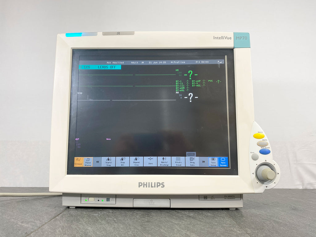 Front picture for Philips IntelliVue MP70 Anesthesia Patient Monitor with M3001A Module