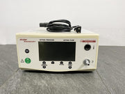 Picture of the Stryker Medical 40L HighFlow Insufflator with a power cord placed on it