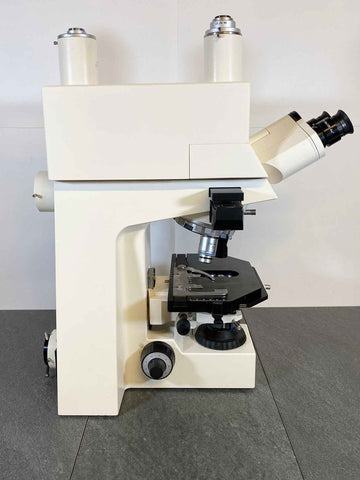 Zeiss Axioplan Fluorescent Microscope w/ extra 47 30 16 1x Head Piece