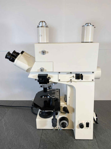 Microscope Headpiece Zeiss Axioplan Fluorescent Microscope w/ extra Optical Binocular – One ...